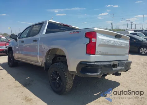 2021 Chevrolet Silverado 4Wd Short Bed Custom Trail Boss из США, поврежденный, VIN 1GCPYCEF2MZ365674